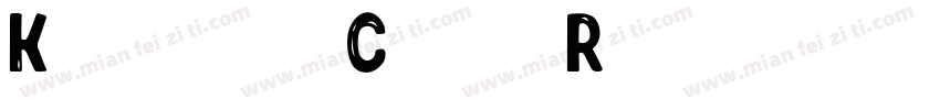 Karine aime les Chocolats Regular字体转换